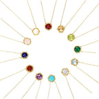 Twelve Birthstone S925 Silver Necklace