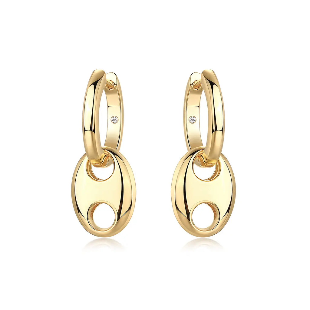Beautiful – Luxurious Light Luxury Moissanite S925 Gold-Plated Silver Stud Earrings NP Collection