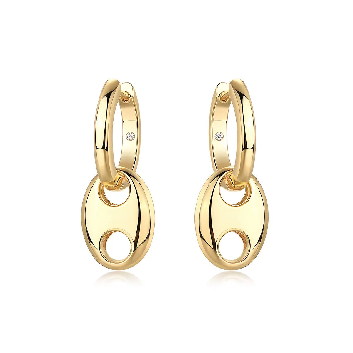 Beautiful – Luxurious Light Luxury Moissanite S925 Gold-Plated Silver Stud Earrings NP Collection