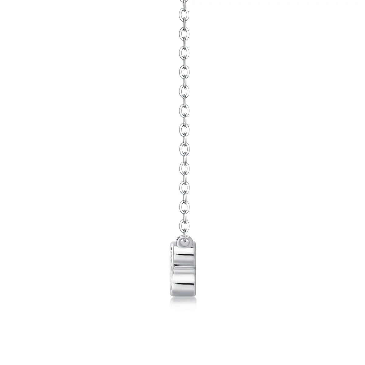 White Dew - Diamond Pendant with Moissanite S925 Sterling Silver 
