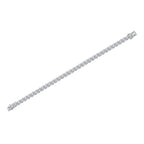 Set With Top-quality Moissanite, This Luxurious And Fashionable Light Luxury Trend Jewelry Silver Bracelet Is Made Of S925 Silver Electroplated With Platinum NP Collection