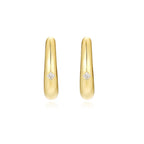 Star Ring Light – Premium Moissanite Luxury Fashion Silver Stud Earrings, S925 Gold Electroplated NP Collection