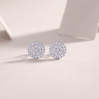 Cosmic Conjecture - Moissanite S925 Sterling Silver And Platinum-plated Stud Earrings