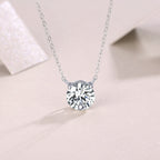 Love Of Time - 2-carat Moissan Diamond S925 Sterling Silver And Platinum-plated Pendant