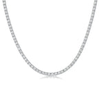Endless Starry River - A Luxurious And Fashionable Light Luxury Jewelry Necklace Pendant Set With Top-quality Moissanite, S925 Silver-plated Platinum. NP Collection