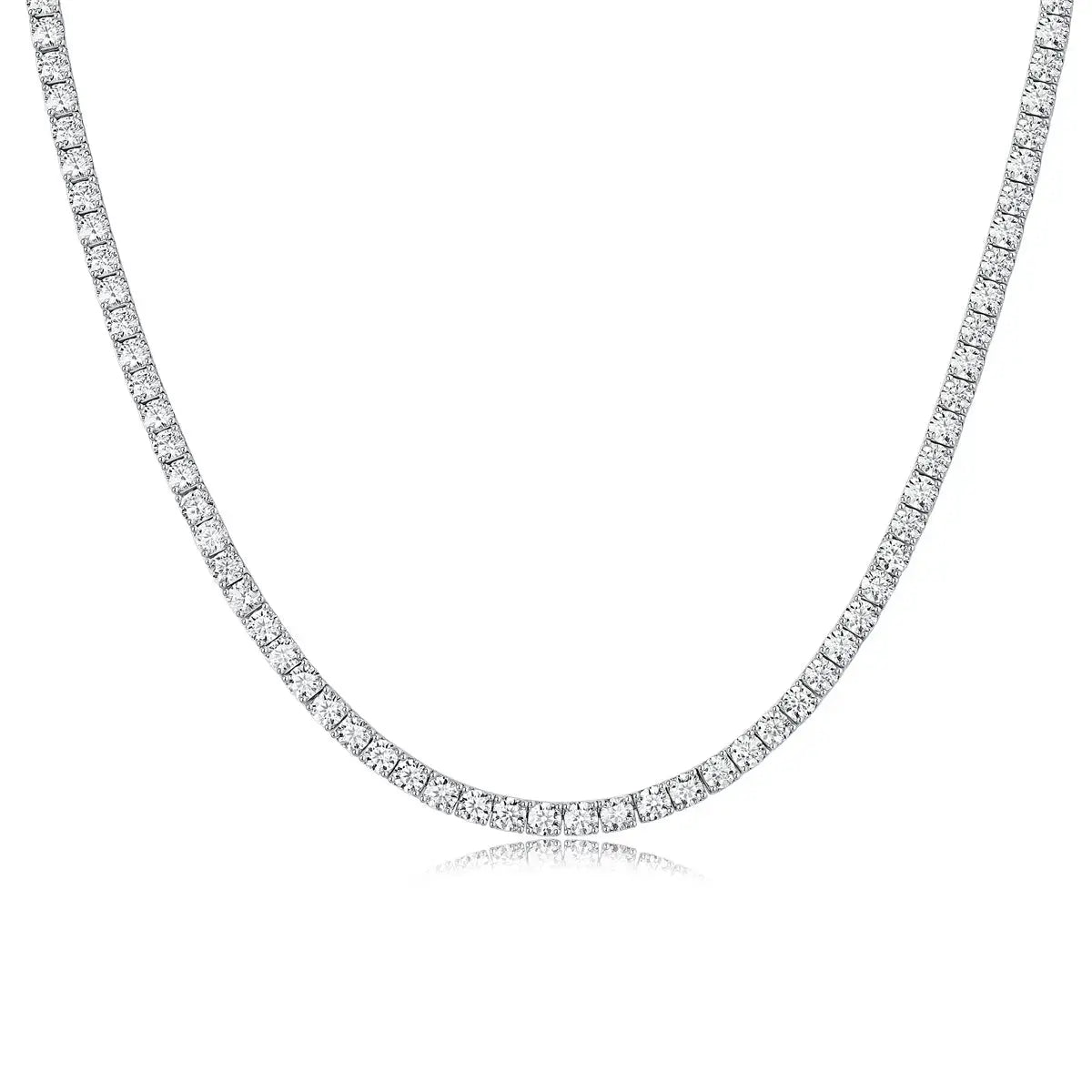 Endless Starry River - A Luxurious And Fashionable Light Luxury Jewelry Necklace Pendant Set With Top-quality Moissanite, S925 Silver-plated Platinum. NP Collection
