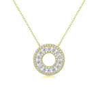 1Reciprocating - A Fashionable And Luxurious Diamond Jewelry Pendant Set With Moissanite S925 Sterling Silver NP Collection
