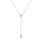 Tassel - Moissanite S925 Sterling Silver And Platinum Plating Pendant