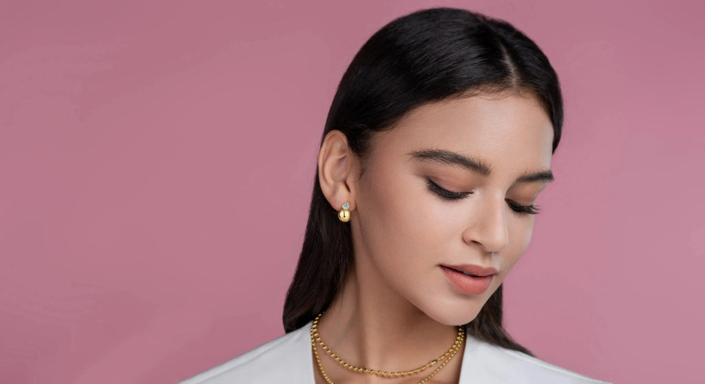 Crystal Drop Earrings - Set With Top-quality Moissanite Luxury Fashion Light Luxury Jewelry Silver Stud Earrings S925 Silver Electroplated Gold NP Collection