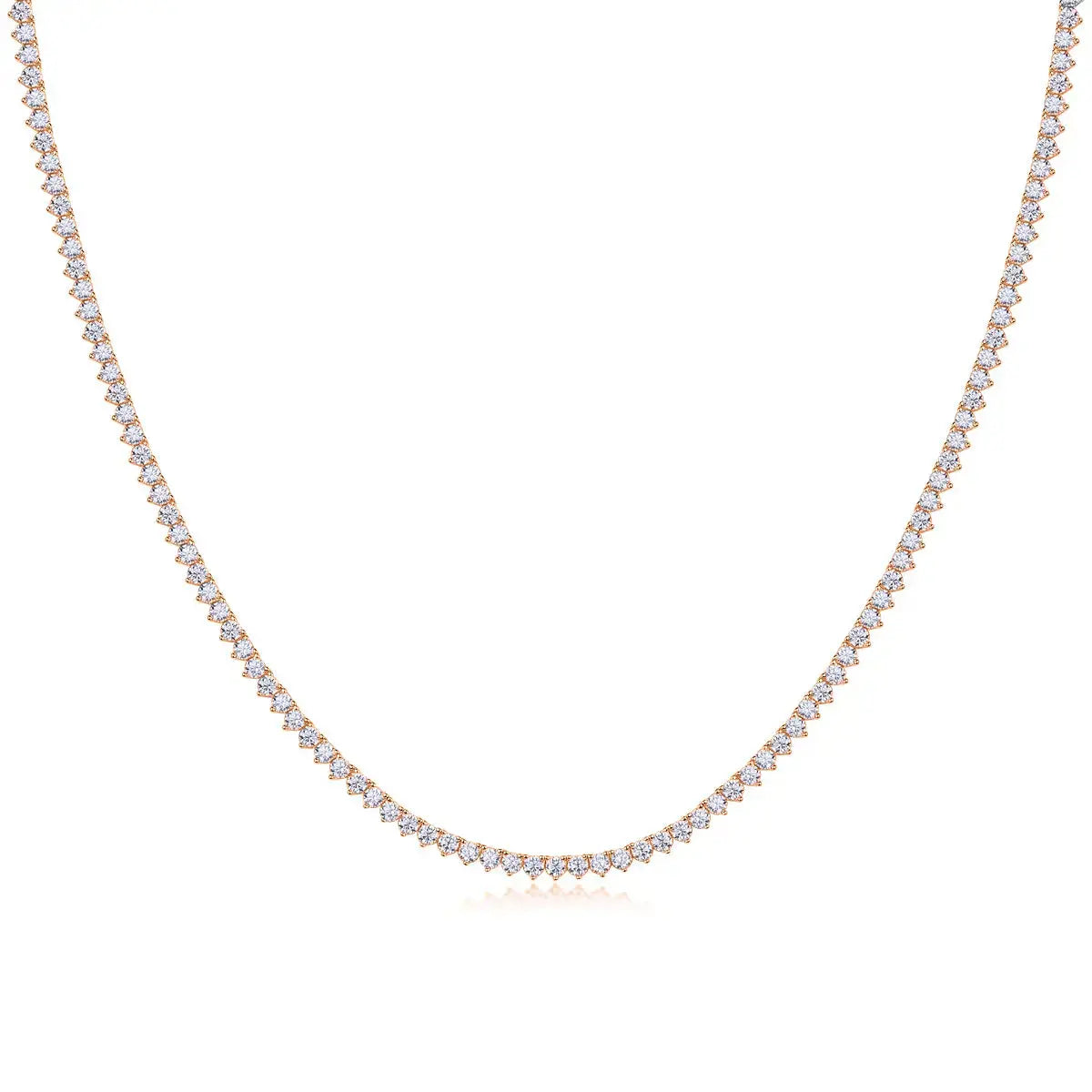 Solitude - A Luxurious And Fashionable Light Luxury Jewelry Necklace Pendant Set With Top-quality Moissanite, S925 Silver-plated Platinum NP Collection