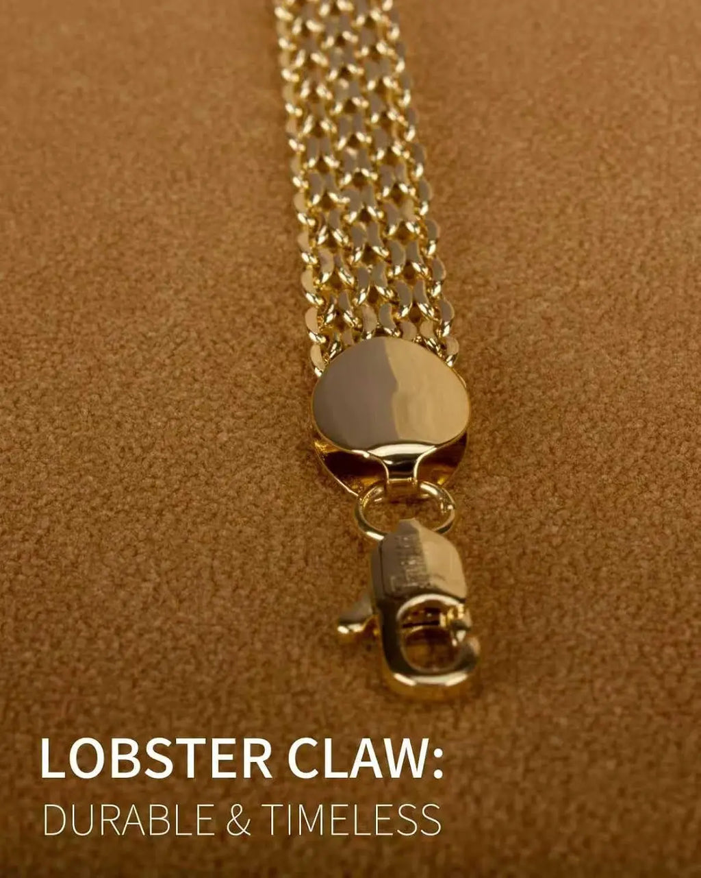 14K Gold 10Mm Mesh Chain Link Bracelet 
