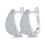 Moissanite Luxury and Fashionable Light Luxury Silver Stud Earrings – S925 Platinum Plated - N&P Colletion