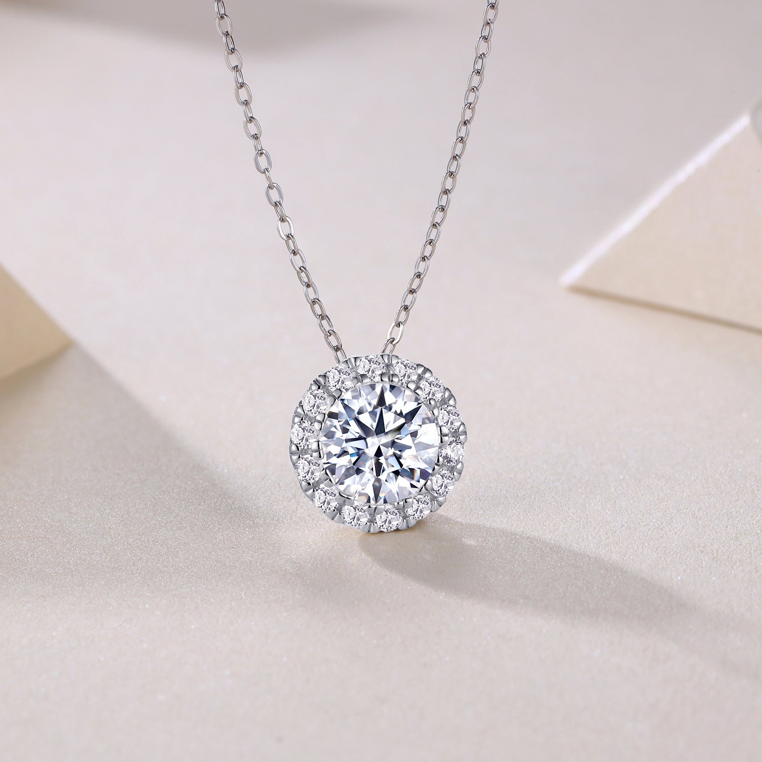 Legend Of The Starry Night - 2-carat Moissanite S925 Sterling Silver And Platinum Plating Pendant