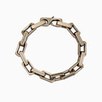 Thick Antique Bronze Titanium Steel Bracelet