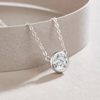 Natural Reverie - 1-carat Moissan Diamond S925 Sterling Silver And Platinum Plating Pendant