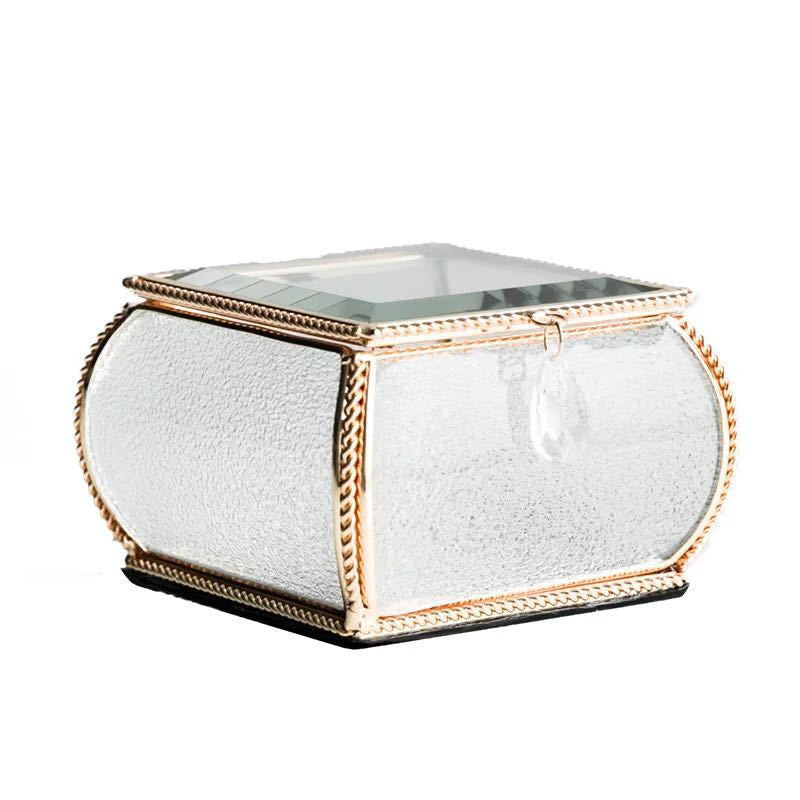 Glass crystal European jewelry box