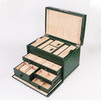 Large Capacity Lockable Jewelry Box Multi Function