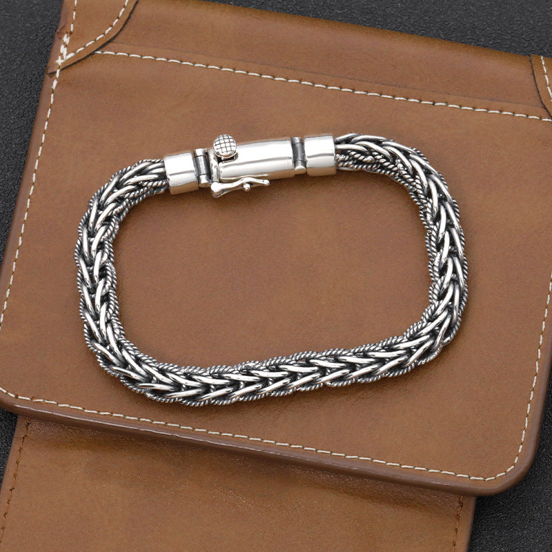 Hand-Woven Thick Keel Bracelet