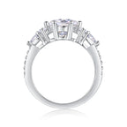 Diamond Ring with Moissanite 