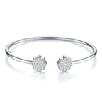 Luxury Minimalist Moissanite Bracelet in Platinum-Plated S925 Silver - N&P Colletion