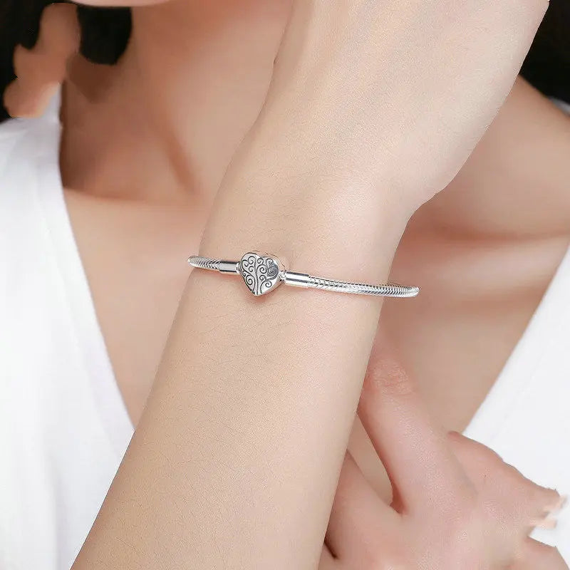 S925 Sterling Silver Family Tree Bracelet – Elegant Jewelry NP Collection