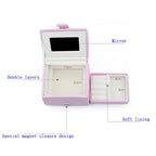 Carrying Type Jewelry Box Small Portable Jewelry Box High-End N&P Colletion