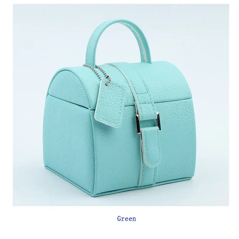Carrying Type Jewelry Box Small Portable Jewelry Box High-End N&P Colletion