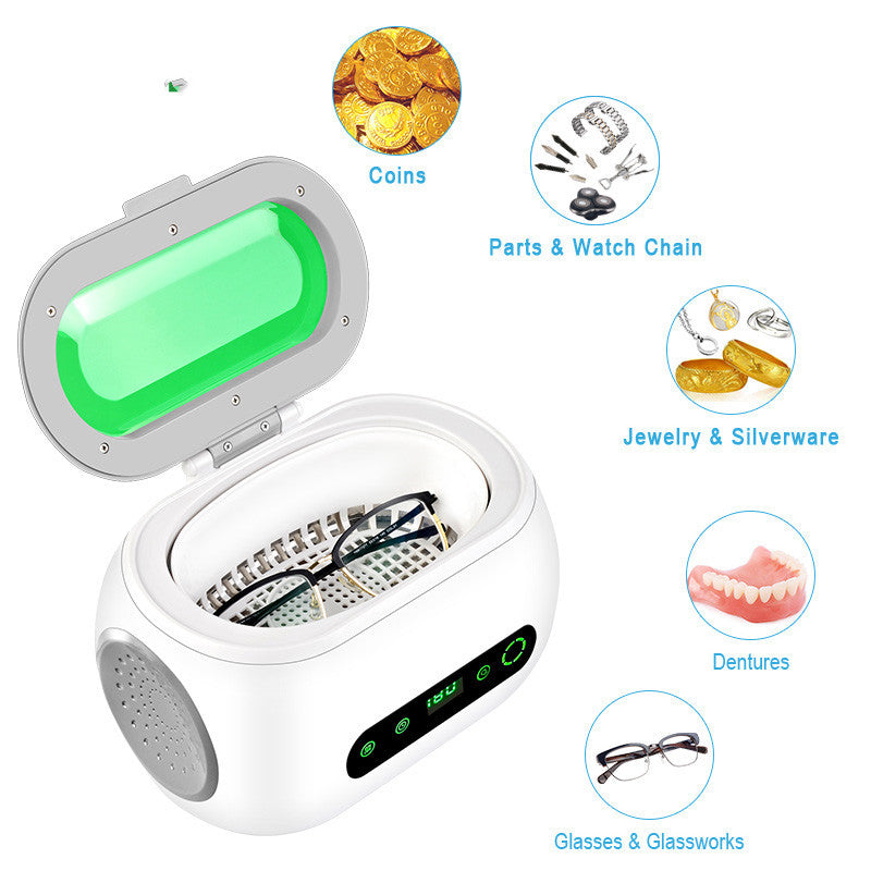 Household Ultrasonic Cleaning Machine Jewelry Glasses