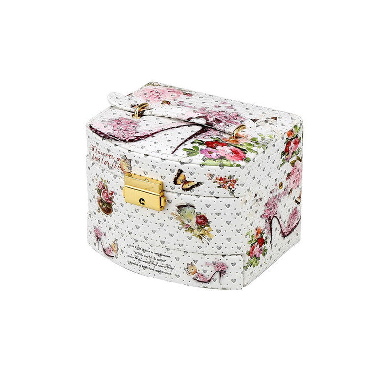 Princess Small Ring Earrings Jewelry Box