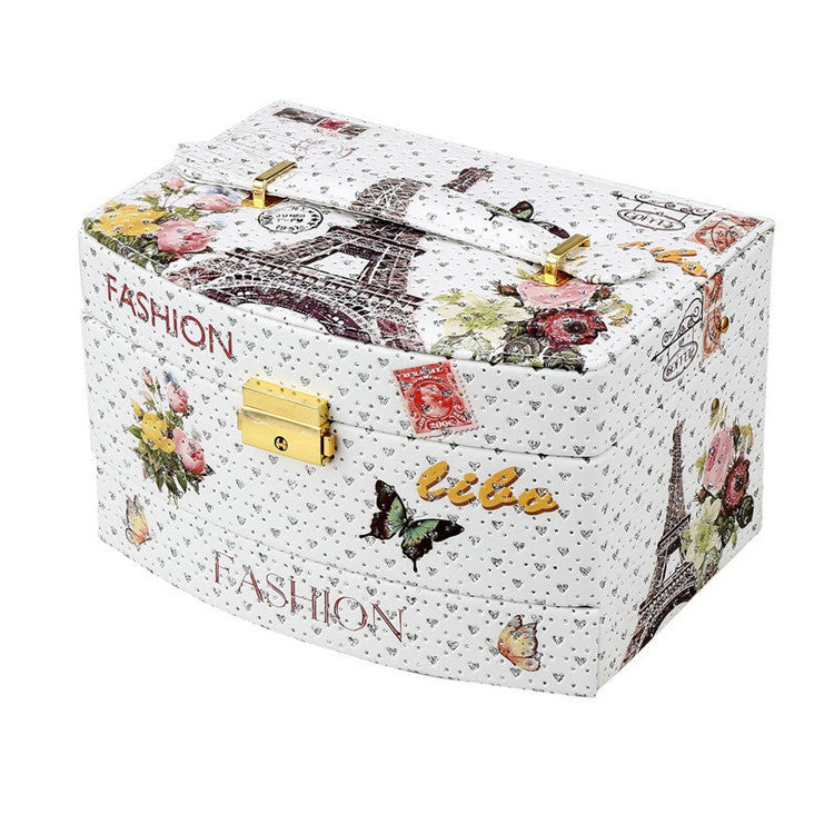 Princess Small Ring Earrings Jewelry Box