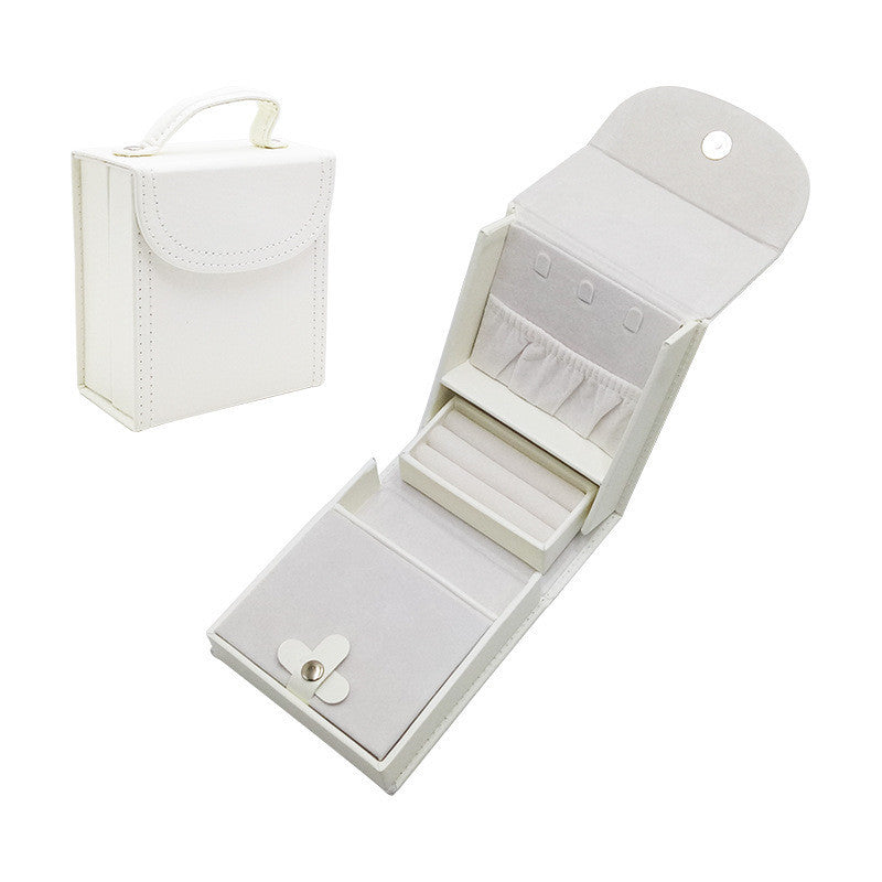 Leather Mini Portable Jewelry Bag