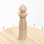 Creative Solid Wood Pendant Jewelry Stand