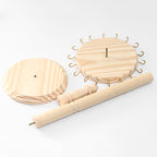 Creative Solid Wood Pendant Jewelry Stand