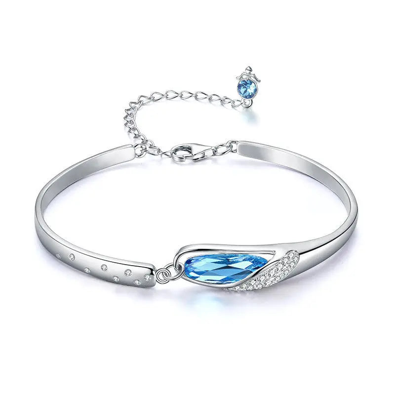 S925 Sterling Silver Twelve Constellation Crystal Bracelet – Zodiac-Inspired Jewelry NP Collection