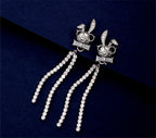 Earrings Tassel Round Face Looks Thin