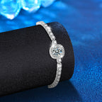 925 Sterling Silver Bracelet Starry Moissanite Bracelet