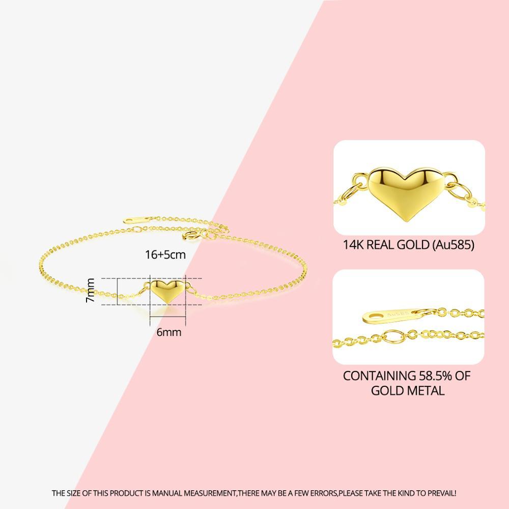Simple 14k yellow gold bracelet