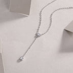 Tassel - Moissanite S925 Sterling Silver And Platinum Plating Pendant