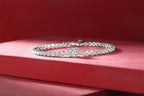 Luxury Rubik’s Cube Moissanite Diamond Bracelet – Sterling Silver Fashion Jewelry Comparable to Natural Diamond NP Collection