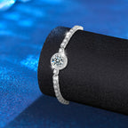 Starry Moissanite 925 Silver Bracelet