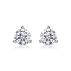 1Freeze Frame – Luxury Fashion Diamond Stud Earrings with Moissanite, Silver Jewelry - N&P Colletion