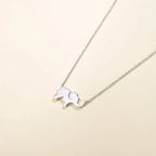 Lucky Elephant Necklace 925 Sterling Silver Necklace 