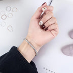 S925 Sterling Silver Diamond Inlaid Zircon Bracelet