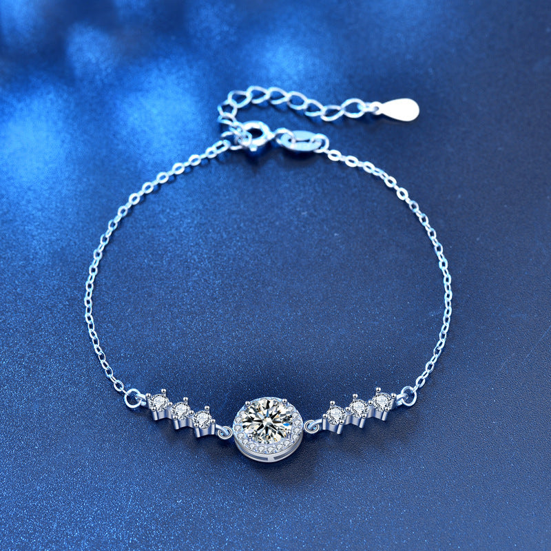 Starry Simple Moissanite Bracelet