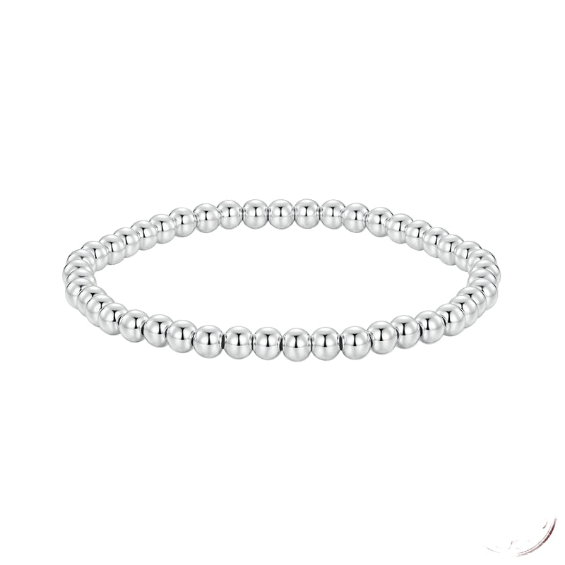 925 Sterling Silver Simple Fashion Ball Bracelet