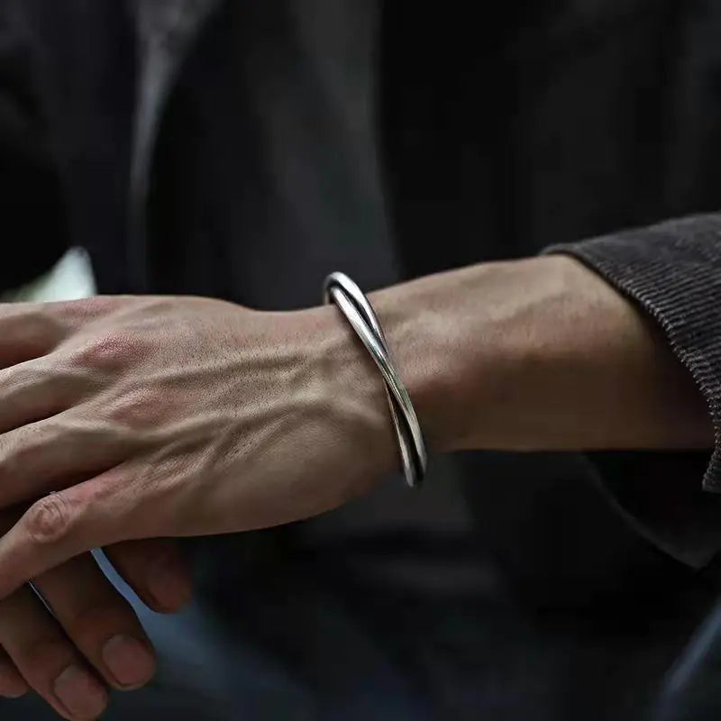 Handmade Retro Twisting Bracelet for Men