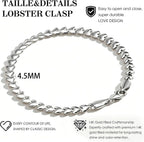 Sterling Silver Hypoallergenic Heart Bracelet Dainty 925 Silver Bracelet