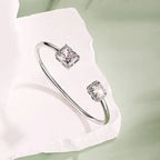 925 Sterling Silver Opening Bracelet Women's High Sense