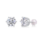 Years Quiet - Diamond Earrings Stud Moissanite Diamond Silver Jewelry