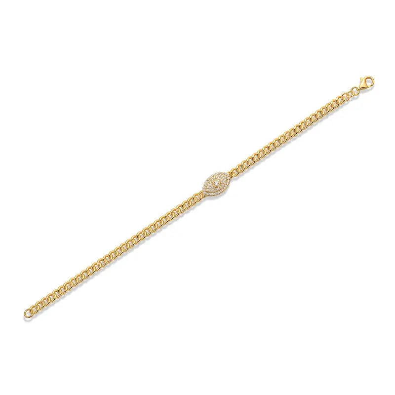 Moissanite S925 Gold-Plated Silver Bracelet – Luxurious Light Luxury Trend Jewelry NP Collection